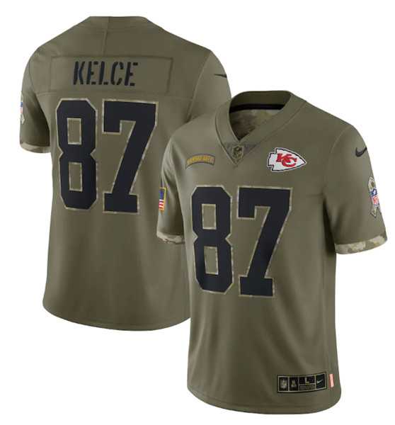 Men's Kansas City Chiefs #87 Travis Kelce 2022 Olive Salute To Service Limited Stitched Jersey,We sell and wholesale Men's Kansas City Chiefs #87 Travis Kelce 2022 Olive Salute To Service Limited Stitched Jersey on line form chian!
